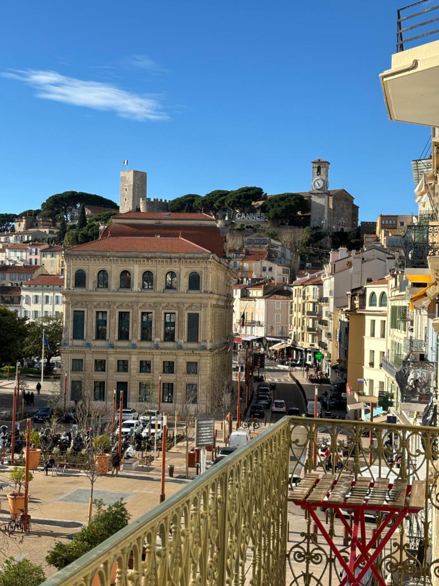 Cannes : Agreable Et Lumineux Appartement Vue Mer 外观 照片